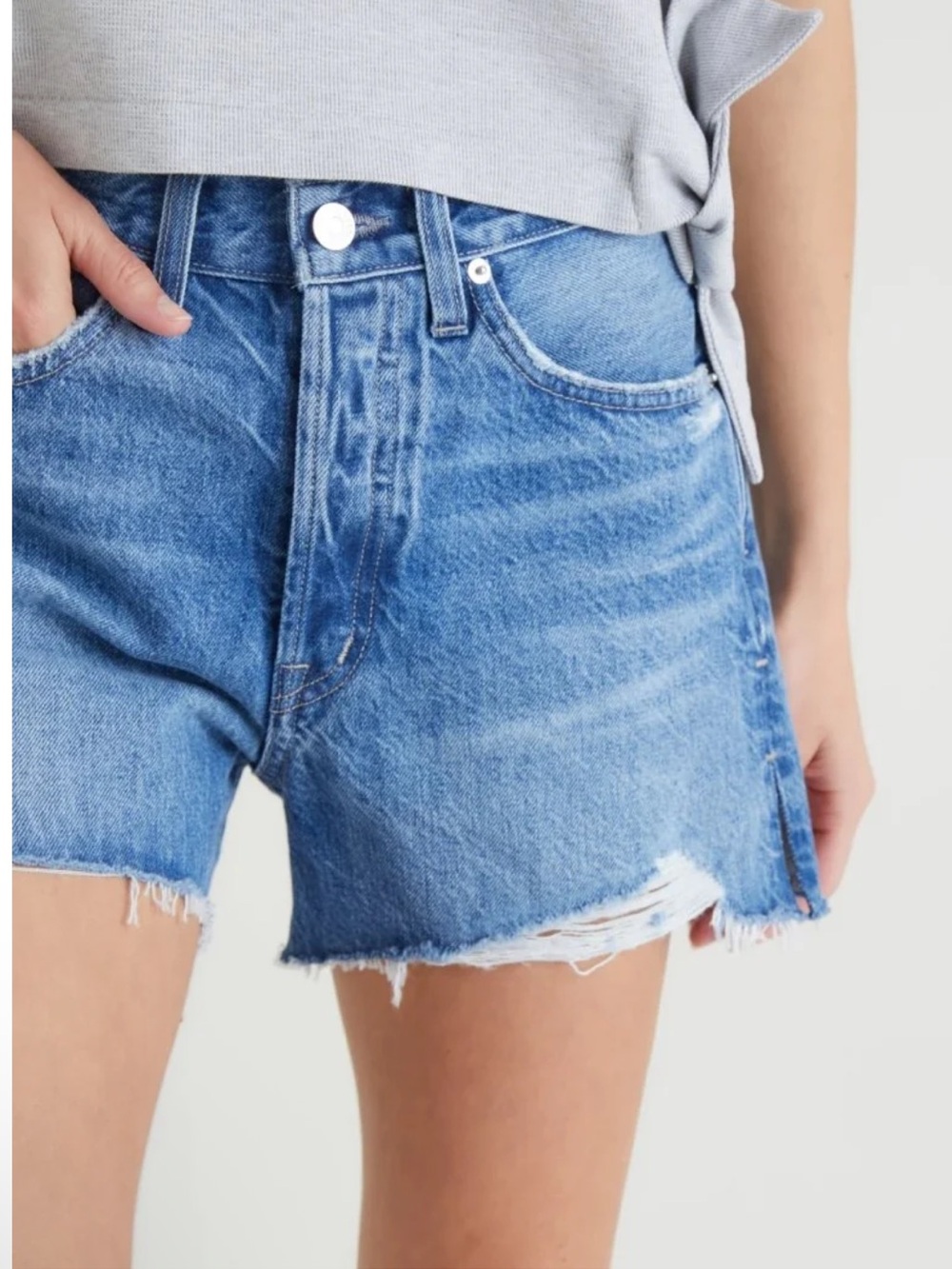 Edwin Cai denim shorts, nwt, size 27